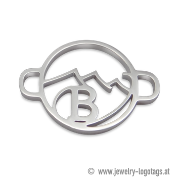Custom shape jewelry tag.