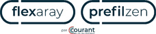 Logo COURANT fabricant des gaines et boîtiers blindés FLEXARAY et PREFILZEN contre les champs électriques et les champs électromagnétiques dans l'habitat