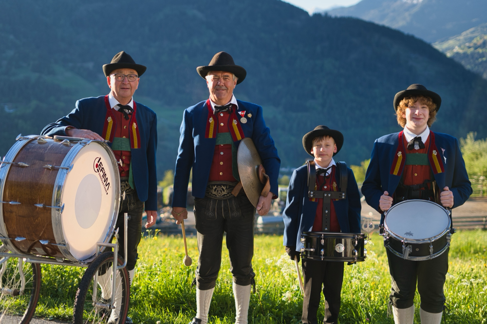 Peter Tiefenbrunn, Markus Senn, Maximillian Grill, nicht im Bild: Maria Senn