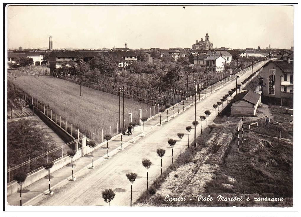 Cartolina Panorama Viale Marconi Periodo fine anni 50