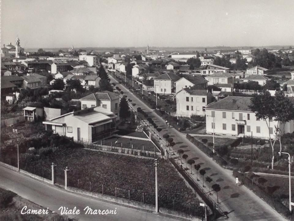 Cartolina Panorama Viale Marconi Periodo anni 60