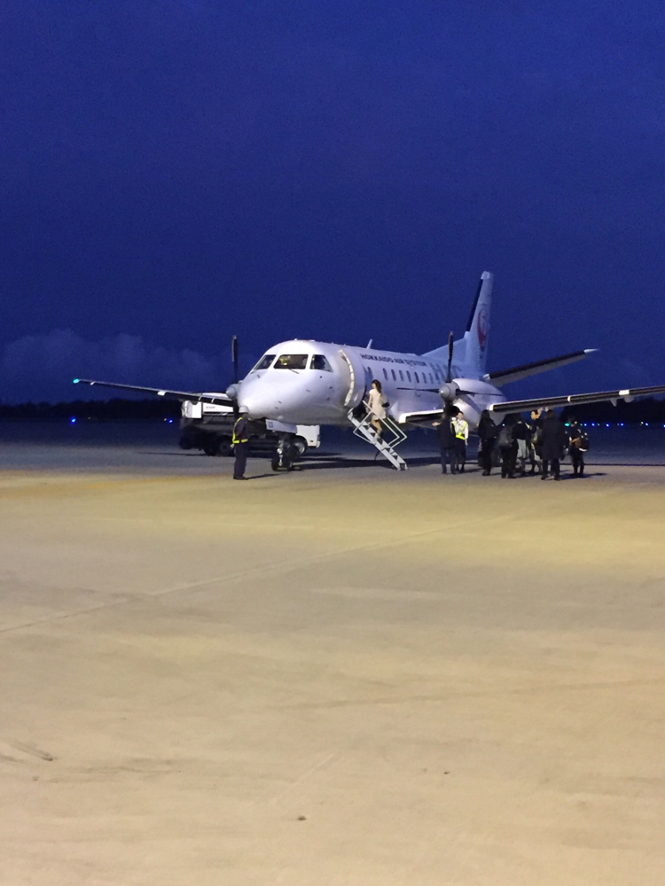 函館から札幌の移動は小型？飛行機！