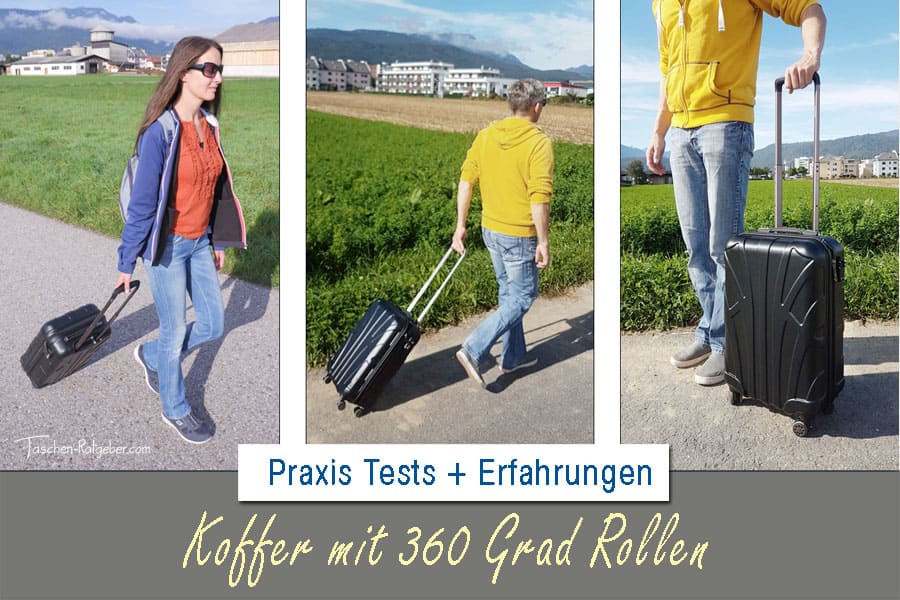 Koffer mit 360-Grad-Rollen: Modelle, Praxistests, Erfahrungen