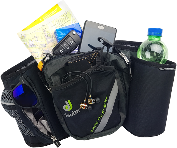 Deuter Pulse Four EXP Test wahre Größe im Trinkgürtel Test 2018