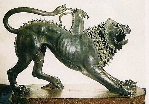 Chimère d’Arretium, ers 380-360 avant J.C., Florence Musée Archéologique 