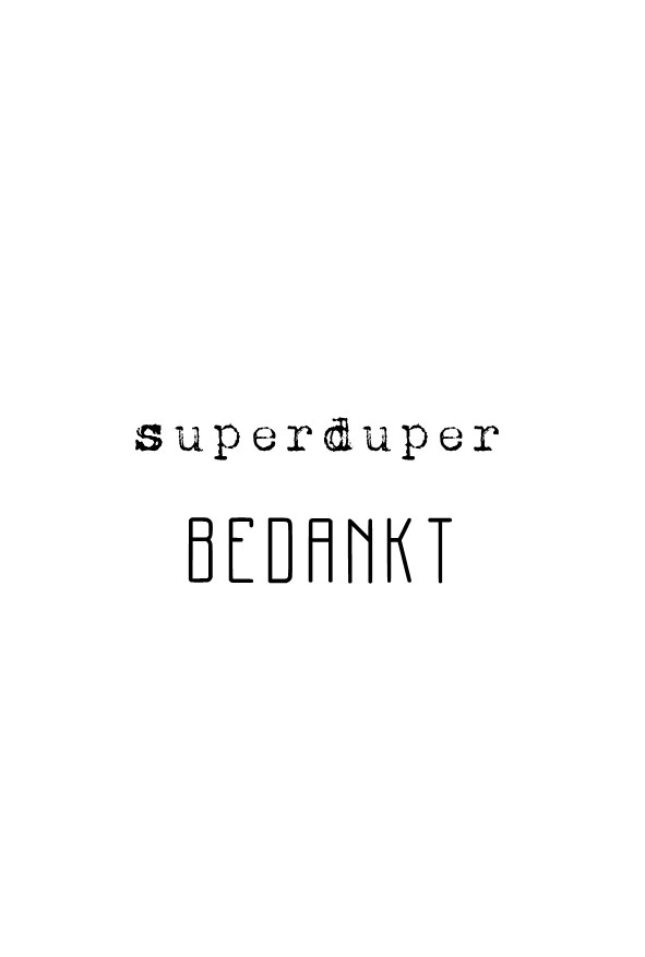 Bedankt - ZelvePost