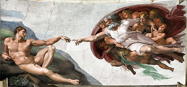 Erschaffung Adams (Michelangelo: Sixtinische Kapelle)