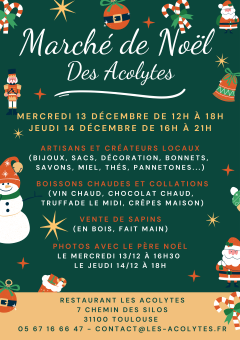 Marché de Noel original dans une brasserie les 13 et 14 décembre