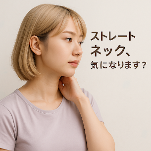 「ストレートネック」、気になりませんか？