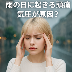 雨の日になると頭痛がひどい…それって気圧のせいかも？