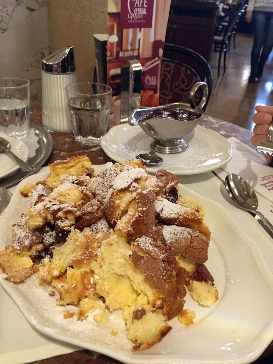 Kaiserschmarn im Cafe Central