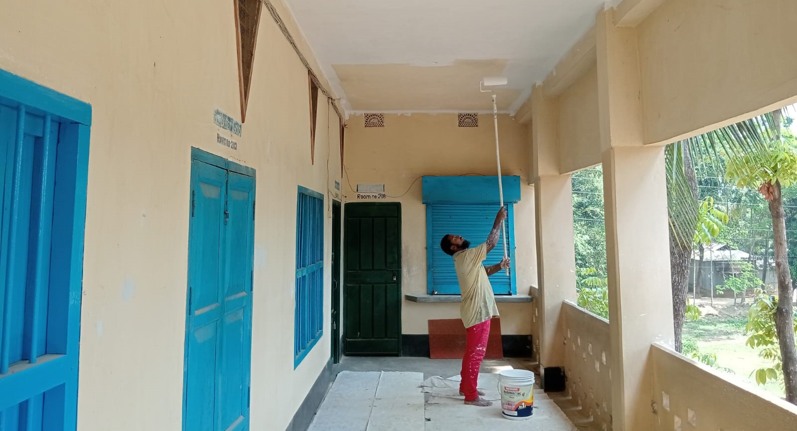 An der St. Teresas-High-School wird renoviert