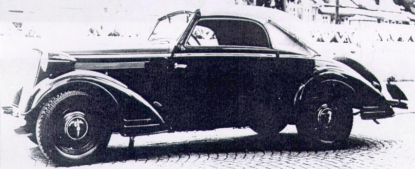 1.3Liter Cabriolet 2 Fenster von 1935 vermutlich ein Kuhn Umbau. 