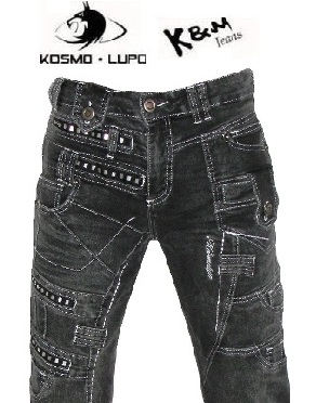Coole Clubwear Herren-Jeans Hosen von Kosmo Lupo