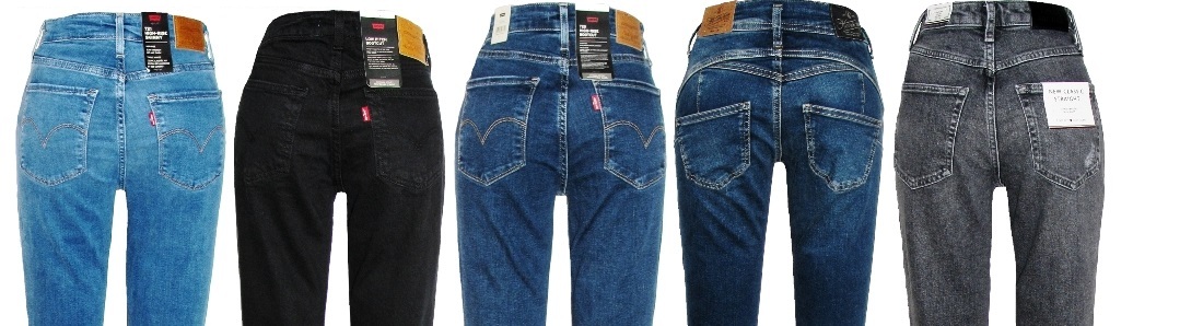 Damen-Jeans von beliebten Trend Marken wie Levi's 