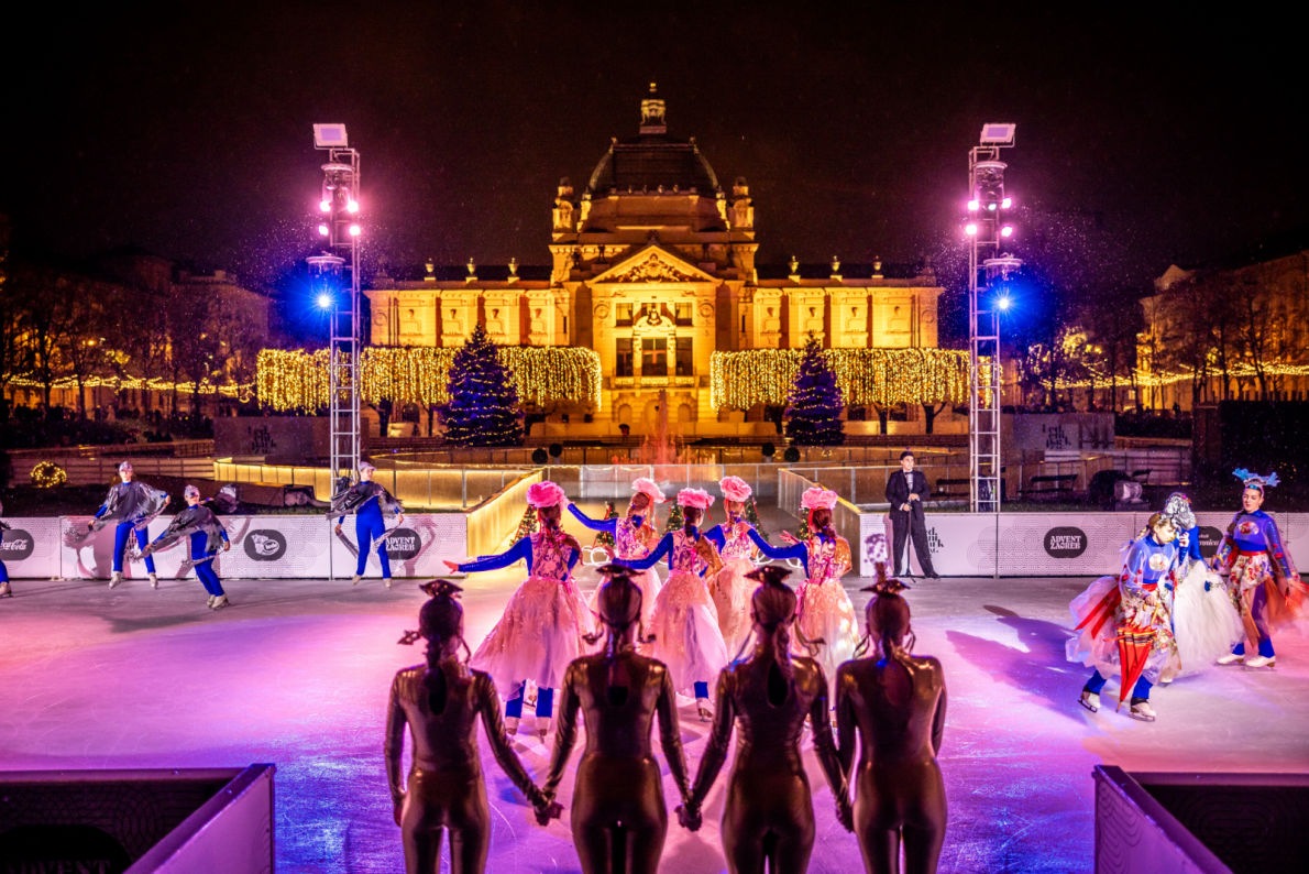 Best Christmas Ice Skating in Europe - Zagreb Ice Skating
