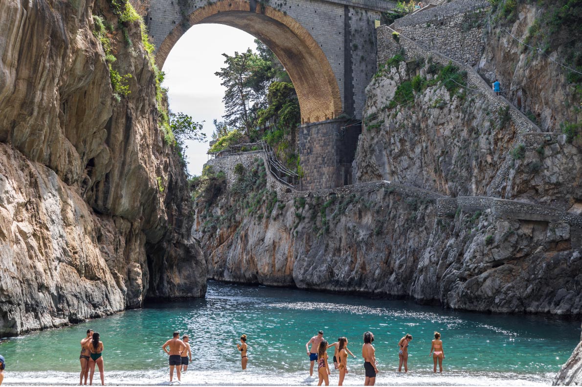 Best Natural wonders in Italy - Fjordo di Furrore Beach copyright jackbolla - European Best Destinations
