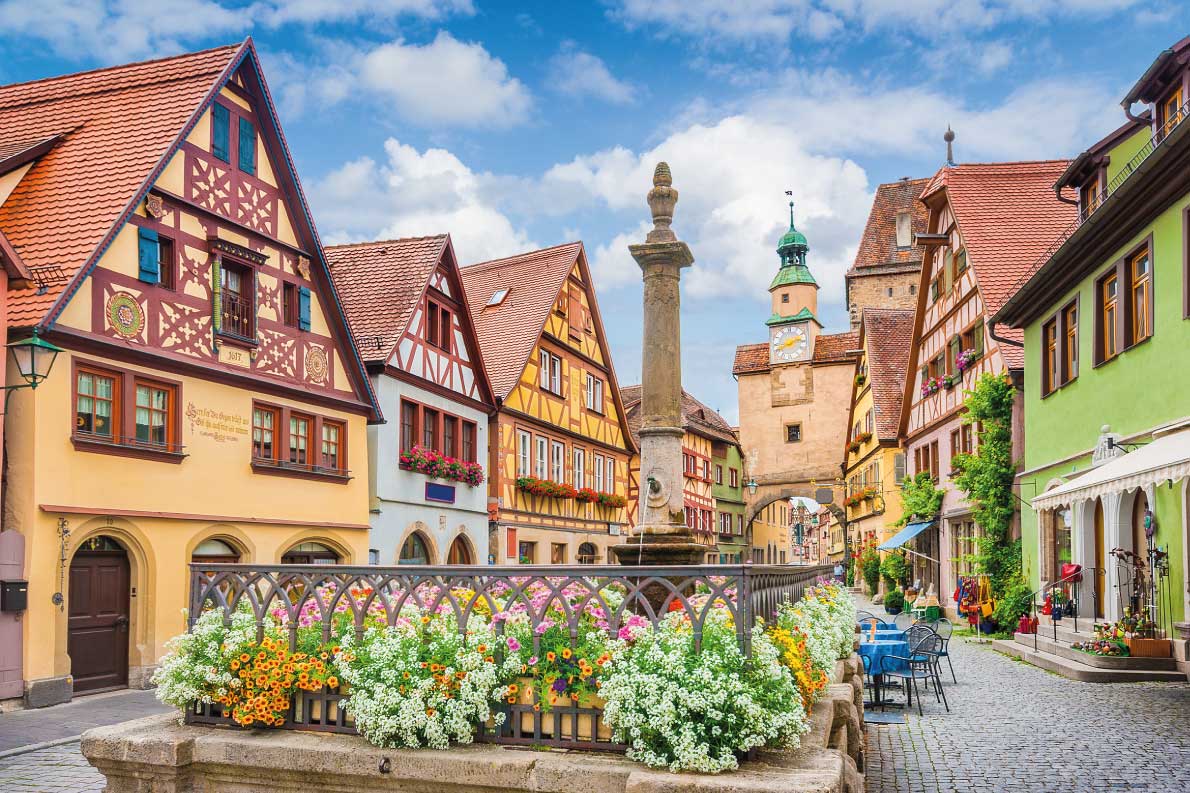 Best fortified destinations in Europe - Beautiful classic postcard view of the famous historic town of Rothenburg ob der Tauber Copyright canadastock  - European Best Destinations