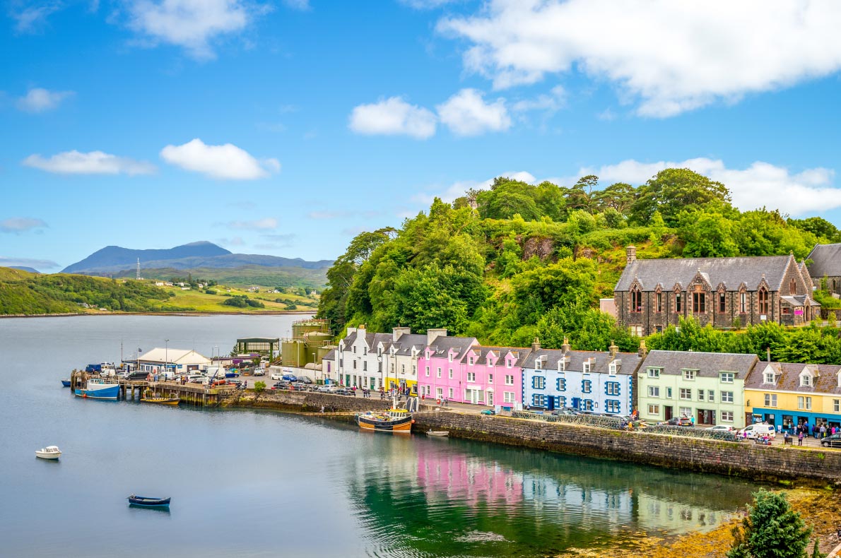 Best places to visit in Scotland - Portree  Isle of Skye
