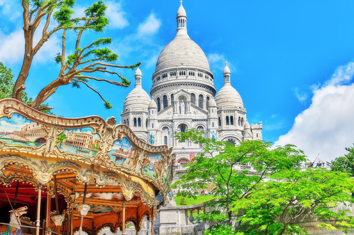 Best places to visit in France - Paris Sacré Coeur Montmartre