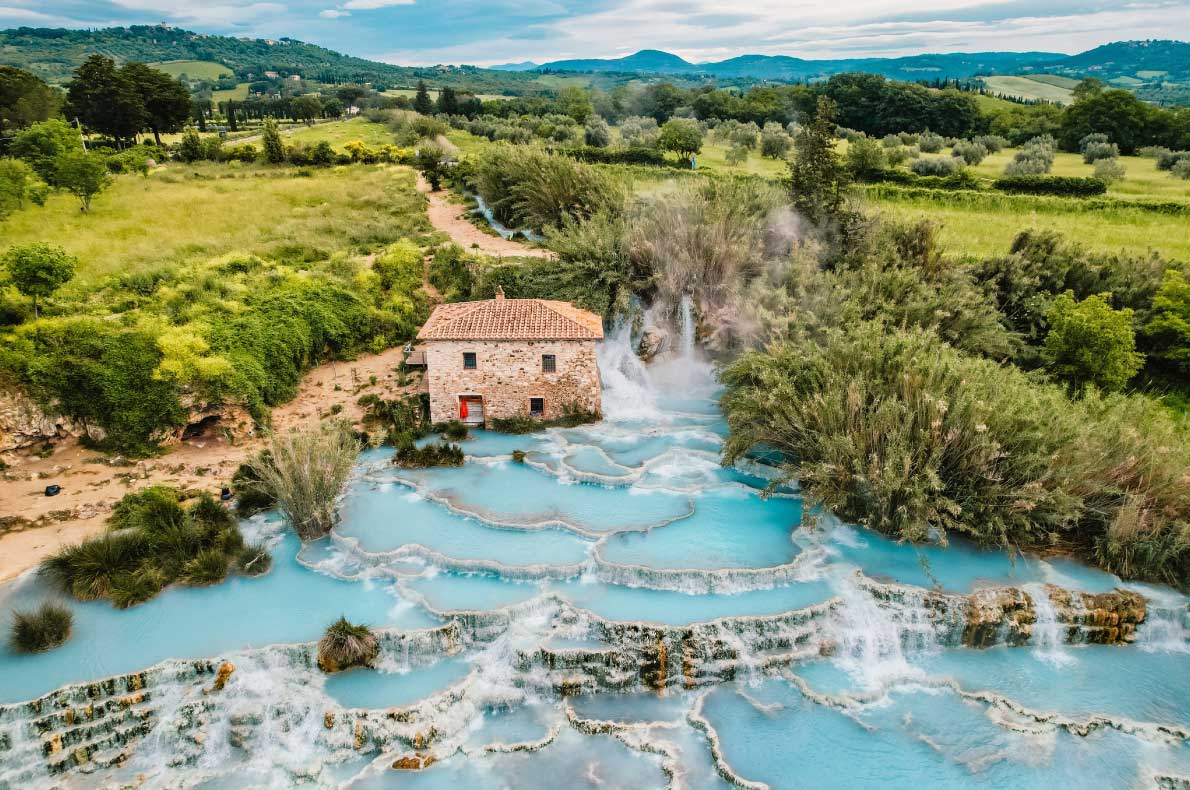 Best hidden gems in Europe - Saturnia
