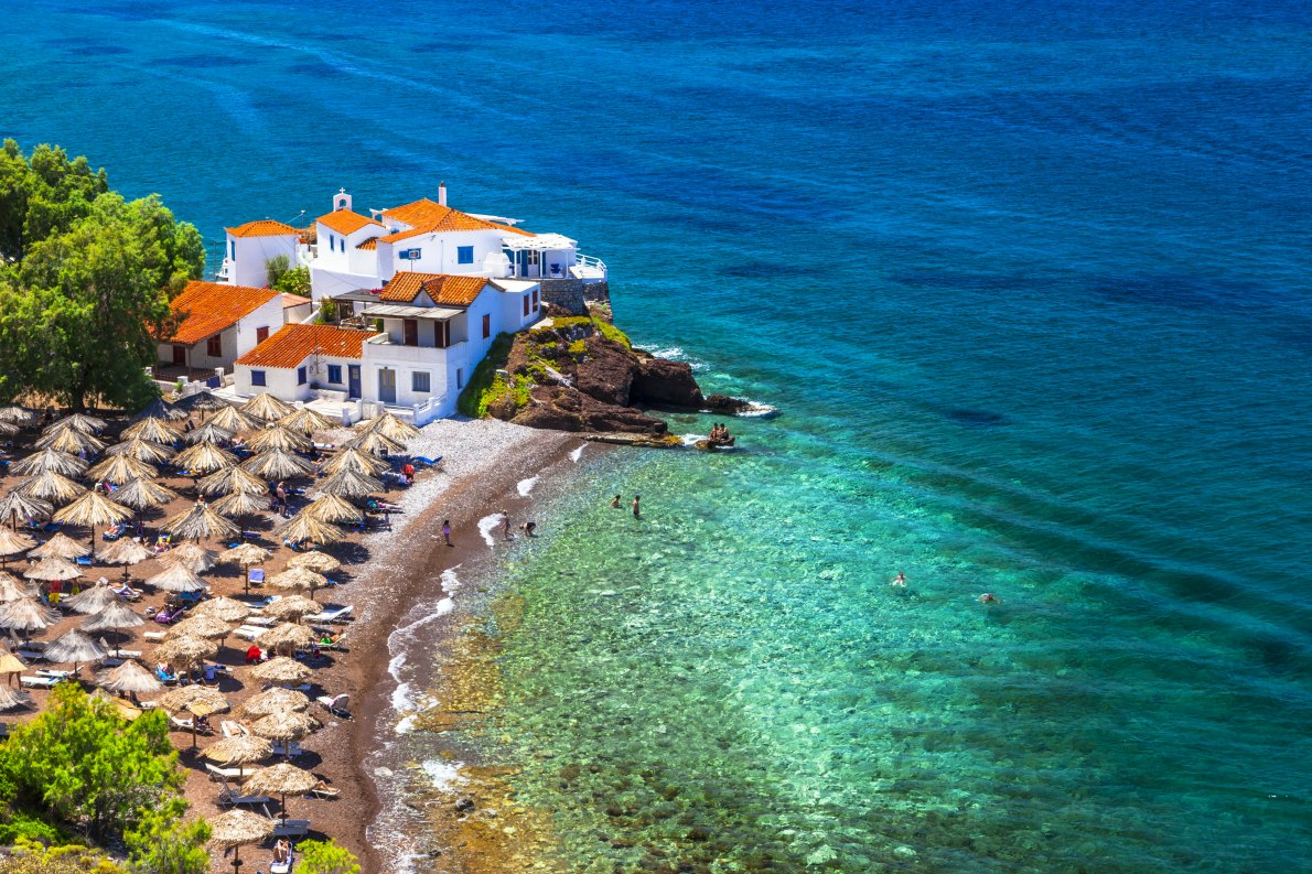 BEst beaches in Europe - Vlychos Hydra Island copyright  leoks 