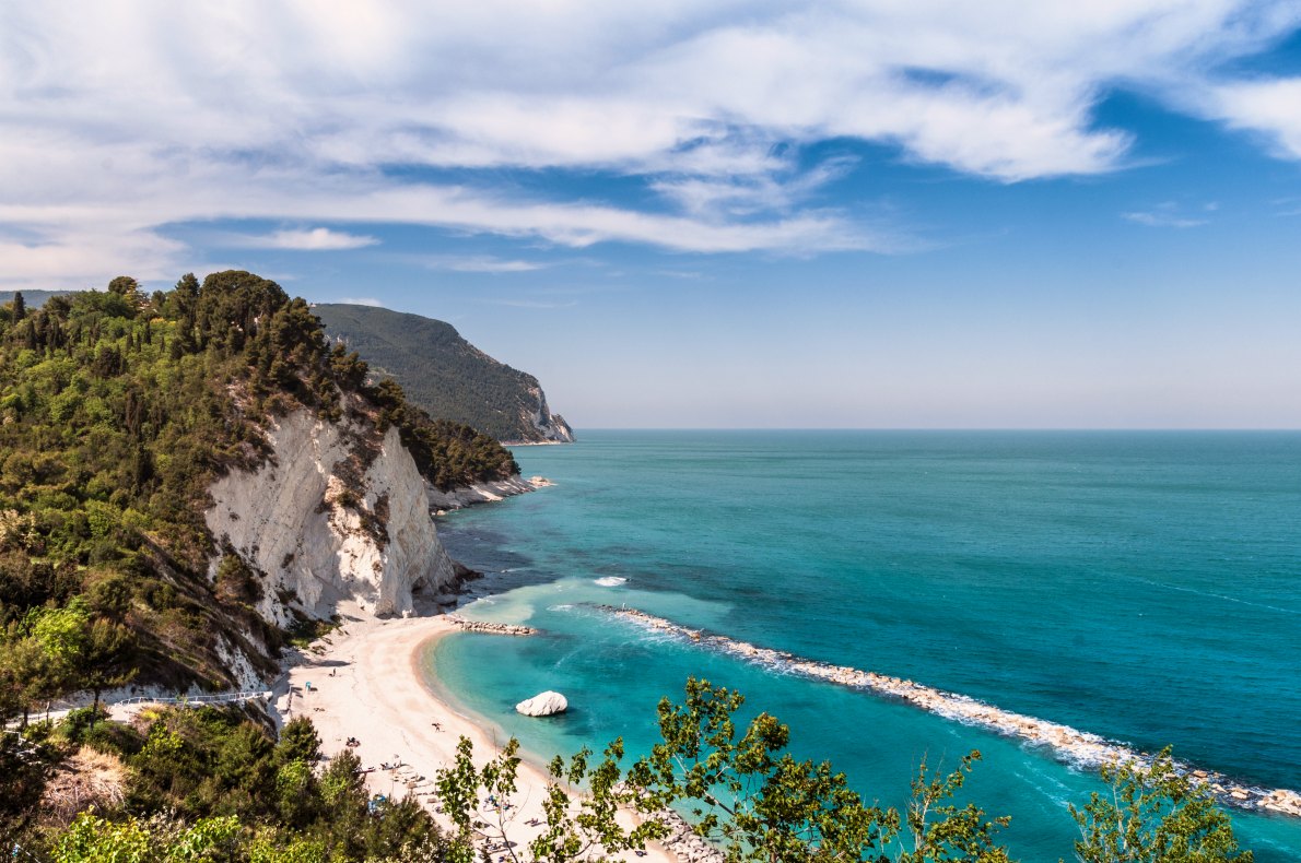 Best beaches in Italy - Numana beach Ancona 