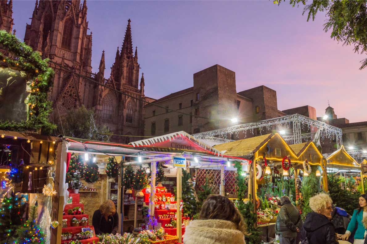 Best Christmas Markets in Spain - Barcelona Christmas Market - Copyright Ayuntamiento de Barcelona - European Best Destinations