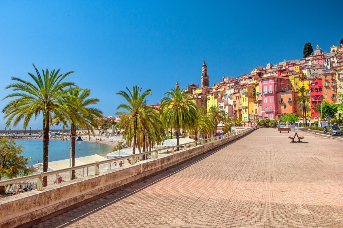 Best places to visit in France - Menton 