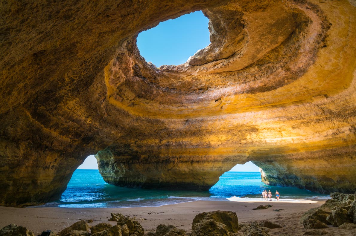 Nature wonders in Portugal - Benagil Caves in Carvoeiro - Copyright Nido Huebl - European Best Destinations