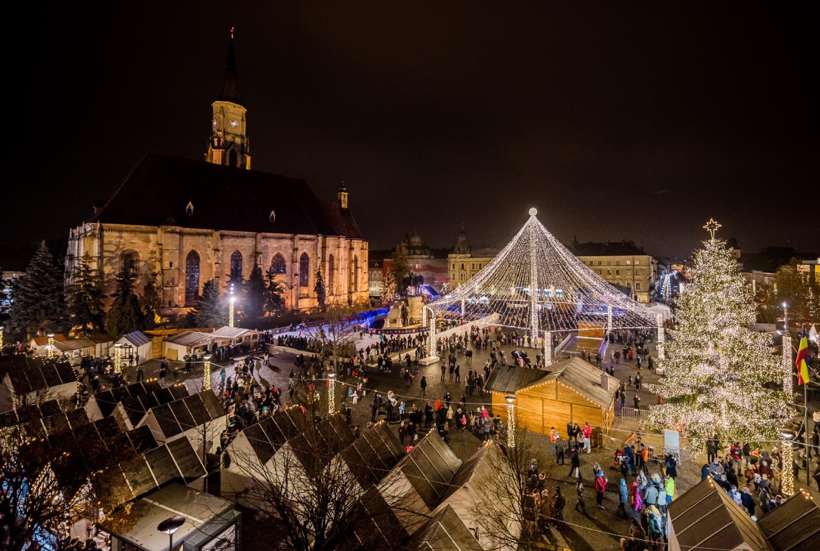 Kluž-vianočné-market-rumunsko