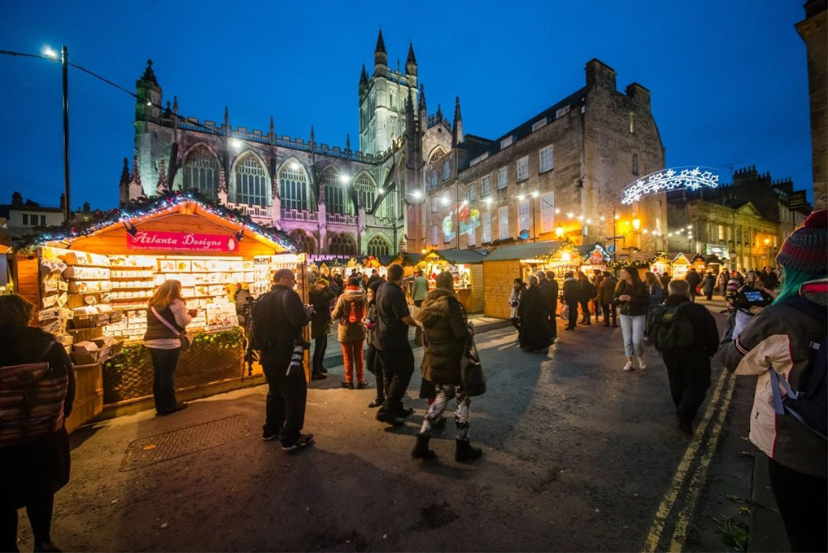 Best Christmas City Breaks in Europe - Bath Christmas Market - Copyright VisitBath - European Best Destinations