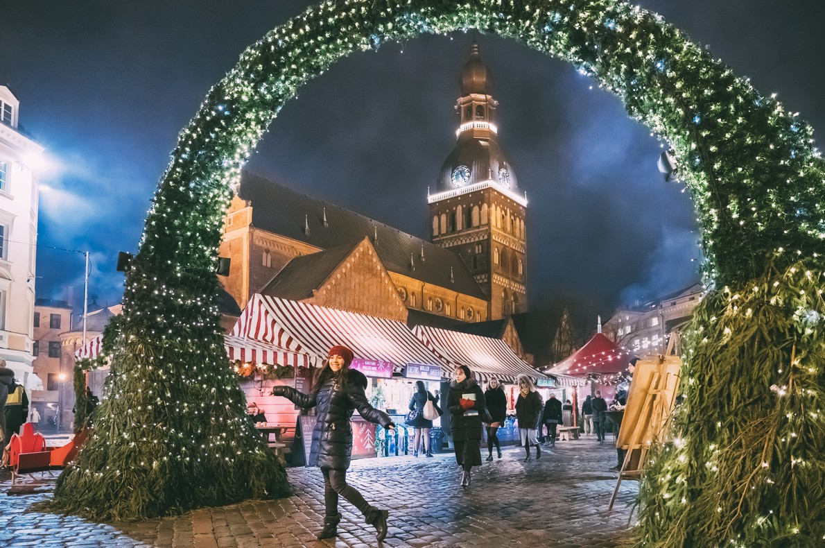 Best Christmas Markets in Europe - Riga Christmas Market copyright Shutterstock Editorial Roman Babakin