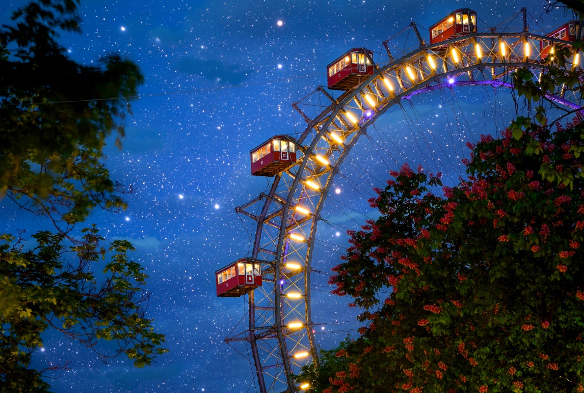 Prater Giant Wheel in Vienna - Best destinations for a wedding proposal - Copyright Martin Dworschak - European Best Destinations