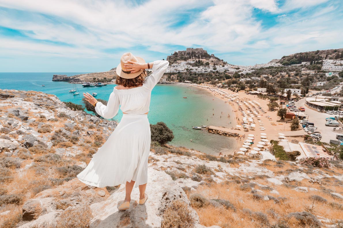 Covid-19-Vaccine-Passport-Europe-Best-destinations-for-vaccinated-travellers-Rhodes-Islands-Greece