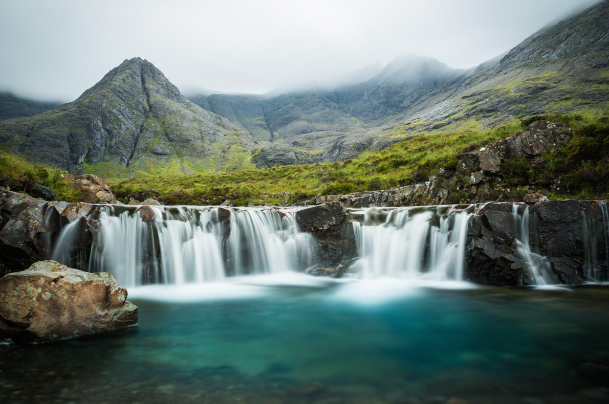 Best things to do in Scotland - Fair Pools Skye Island 