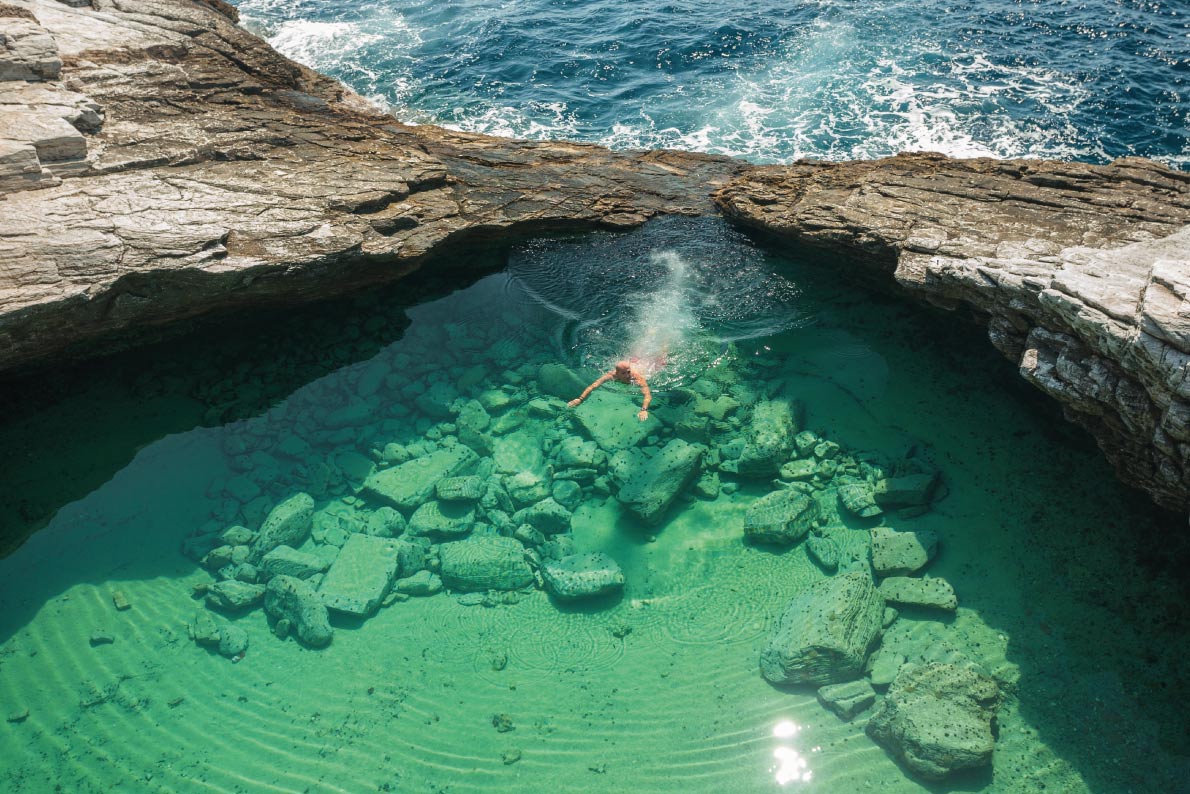 Ilha de Thassos - As melhores piscinas naturais da Europa Copyright SonicN - European Best Destinations 