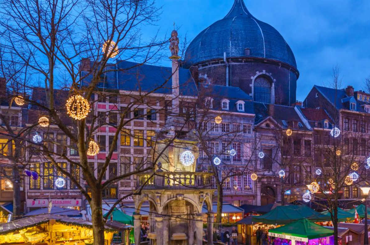 Christmas market in Liege - Best Christmas Markets in Belgium - Liege Copyright Wallonia Belgium Tourism - European Best Destinations