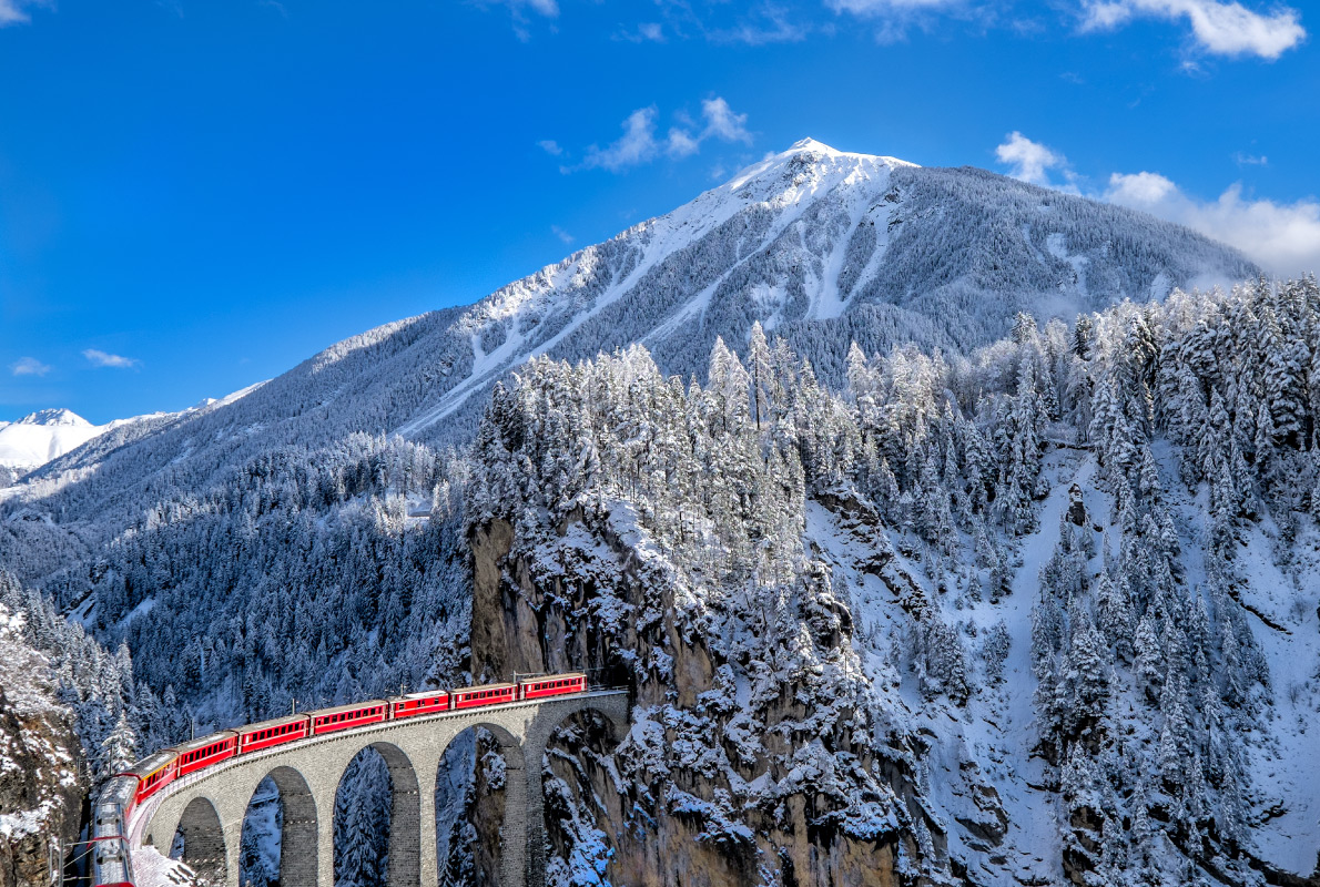 winter train tour europe