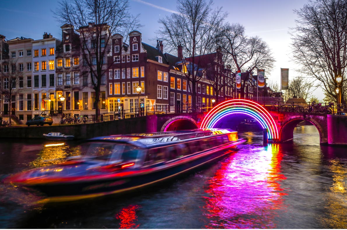 Best open-minded destinations in Europe Amsterdam