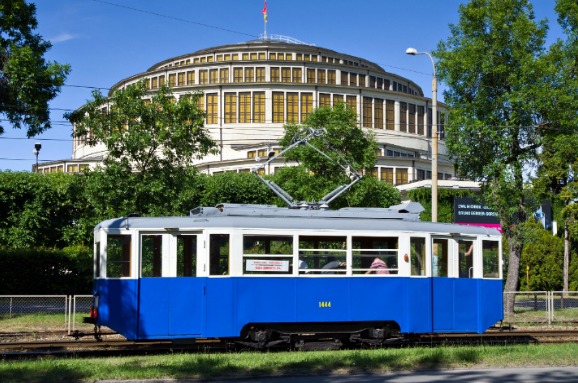 Antique trams