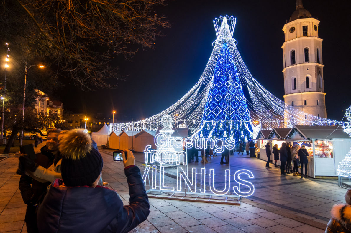 Vilnius Christmas Lights - Best Christmas Lights in Europe - Copyright astudio - European Best Destinations