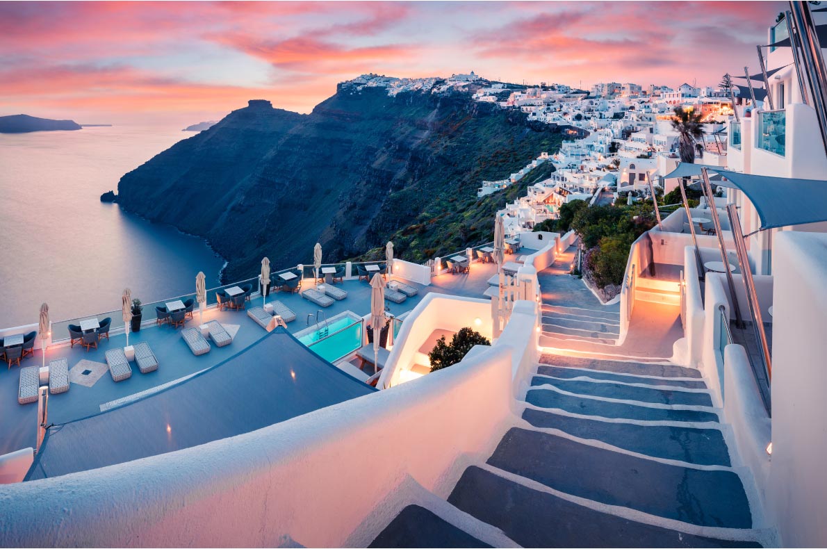 Best Islands in Greece - Santorini Island copyright Andrew Mayovskyy - European Best Destinations