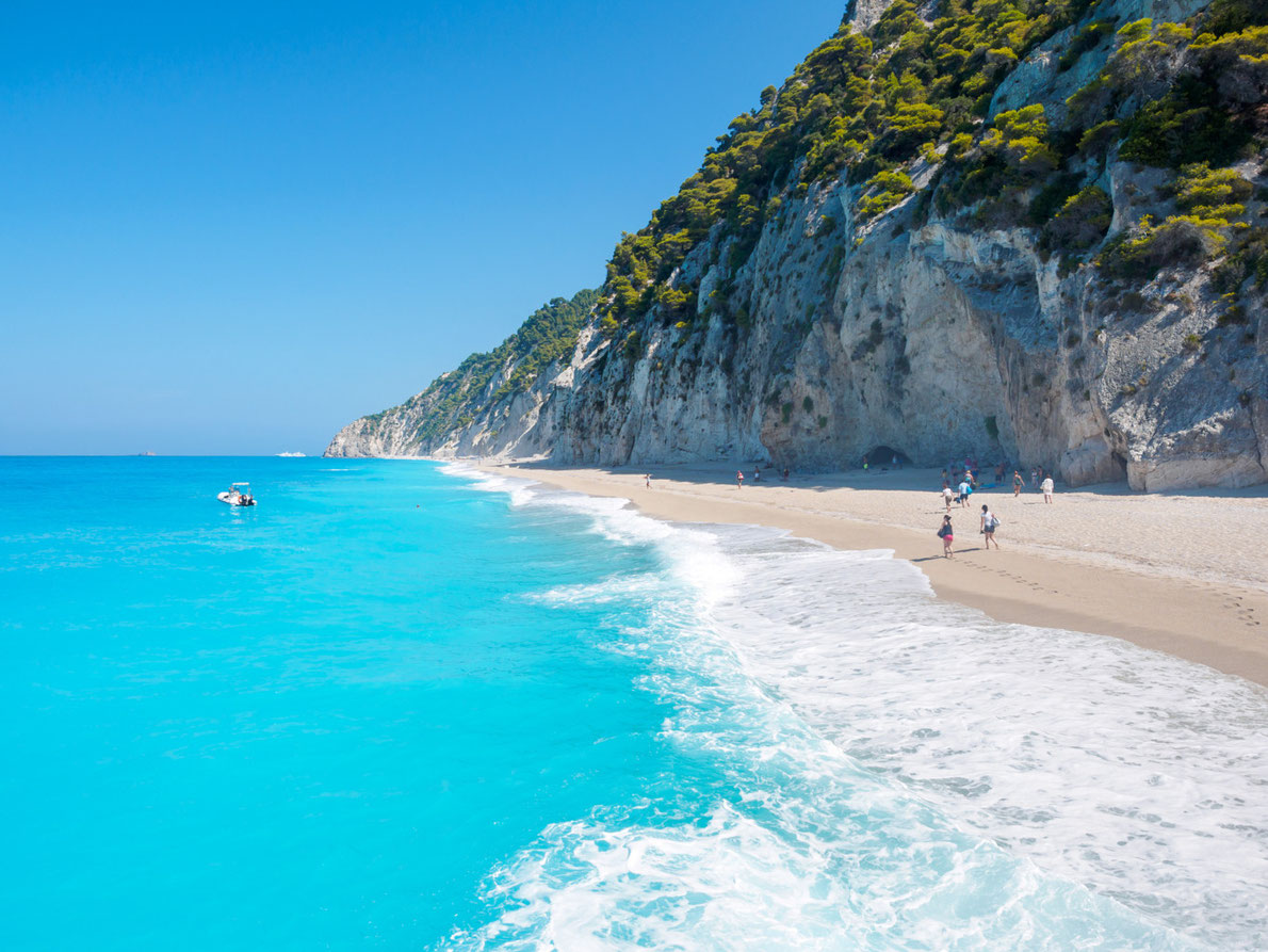Best beaches in Greece - Egremni beach - Lefkada