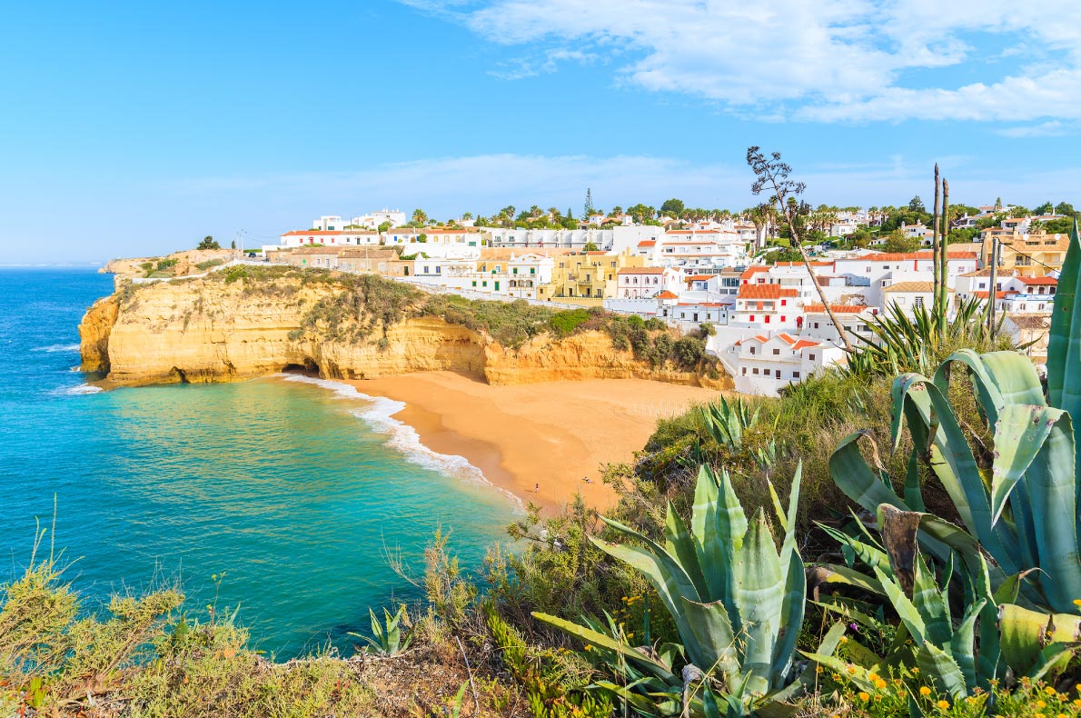 Best beaches in Portugal - Carvoeiro beach 