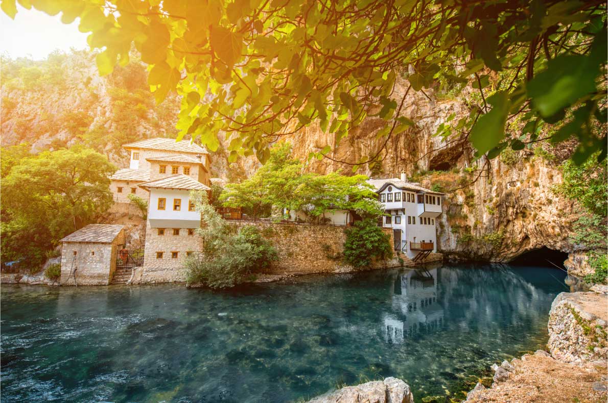 Best hidden gems in Europe - Blagaj on Buna