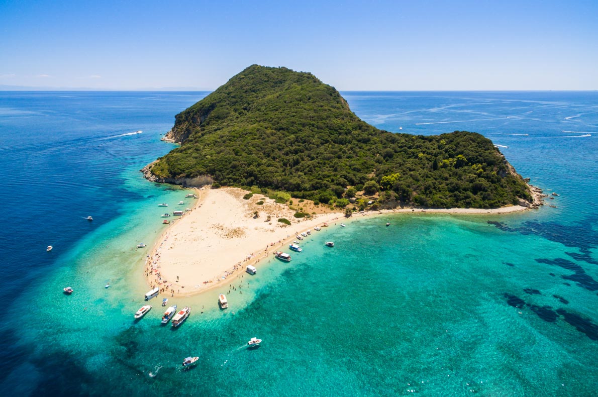 Best Islands in Greece - Marathonisi Island Copyright Samuel Borges Photography - European Best Destinations
