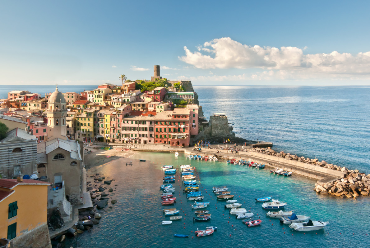 Vernazza Cinque Terre - Best places to get retired in Europe - Copyright grafalex - European Best Destinations