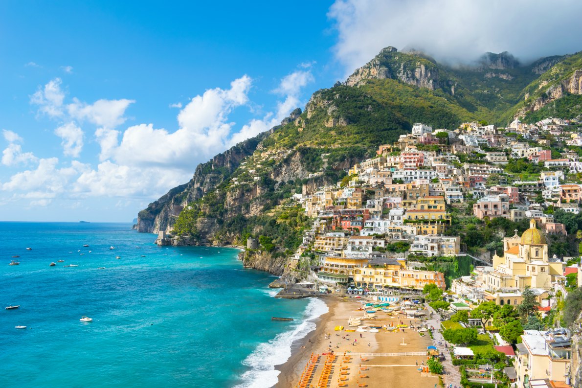 Best beaches in Italy - Positano beach copyright Nido Huebl - European Best Destinations