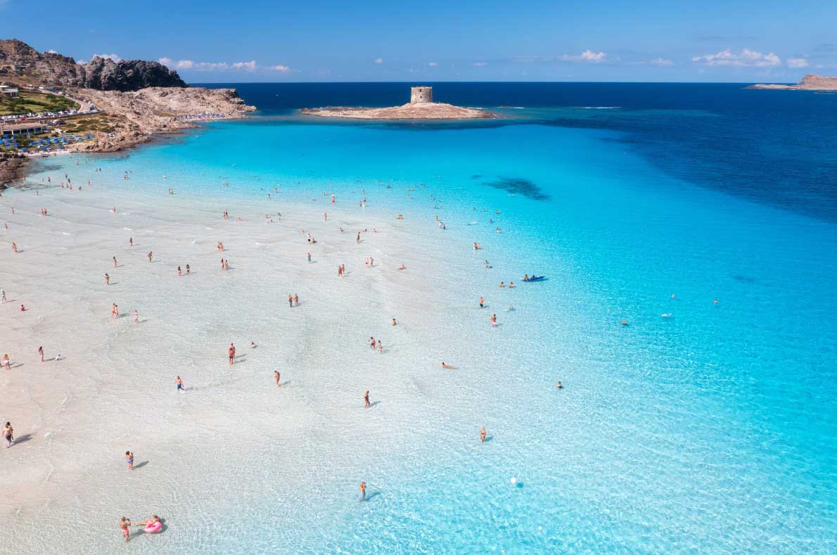 Best beaches in Europe - La Pelosa Beach